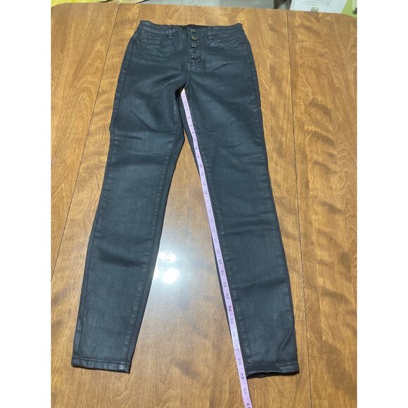 BlankNYC SPARTACUS THE GREAT JONES High Rise Skinny Black Button Fly Jeans 27 - Picture 6 of 12